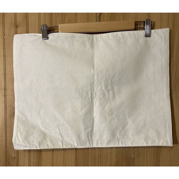 Gold Trim Peace Embroidered Placemats - Picture 2 of 2